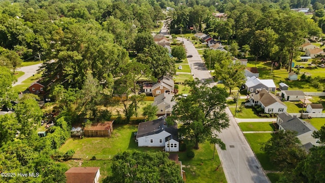 822 Chattawka Ln, New Bern, NC 28560 - aerial view of residential area featuring a heavily wooded area