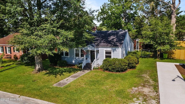 822 Chattawka Ln, New Bern, NC 28560 - view of front facade featuring a chimney