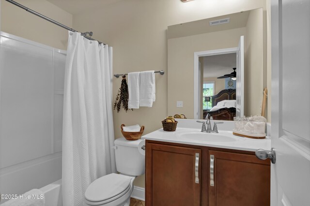 133 Overlook Dr, Wilmington, NC 28411 - ensuite bathroom with vanity and shower / bath combo