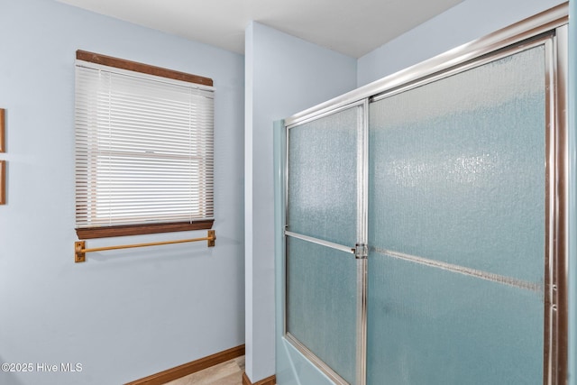 210 W Beach Dr, Oak Island, NC 28465 - bathroom featuring enclosed tub / shower combo
