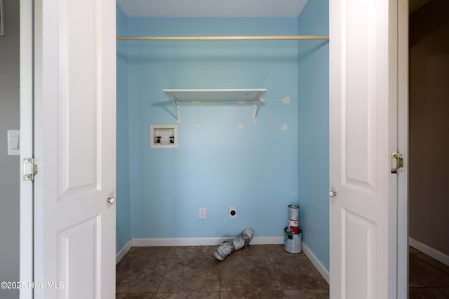 4173 Middle Rd, Trenton, NC 28585 - washroom with electric dryer hookup and washer hookup