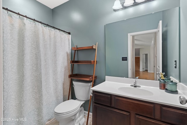 5709 Burgaw Hwy, Maple Hill, NC 28454 - full bathroom featuring vanity and curtained shower