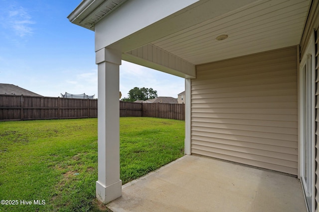 694 Chester Way NE, Leland, NC 28451 - fenced backyard featuring a patio area