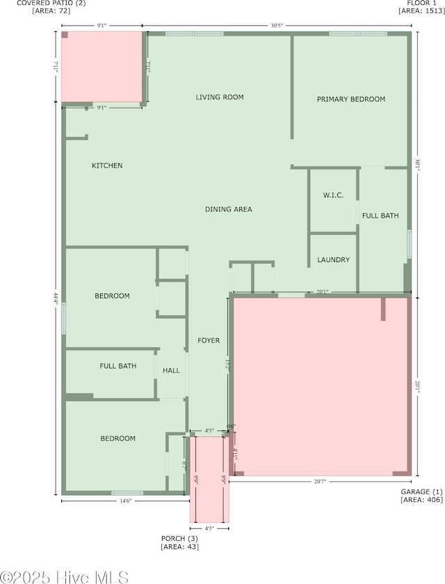 694 Chester Way NE, Leland, NC 28451 - view of property floor plan