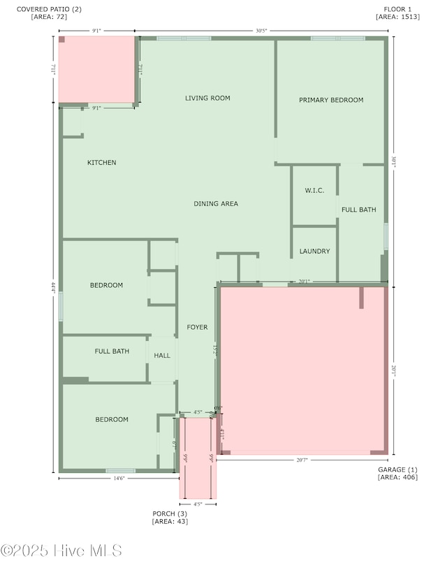694 Chester Way NE, Leland, NC 28451 - view of room layout