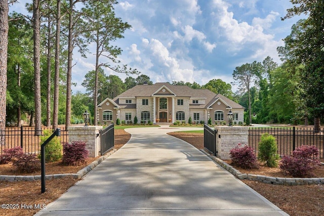 2270 Midland Rd, Pinehurst, NC 28374 - colonial home featuring concrete driveway