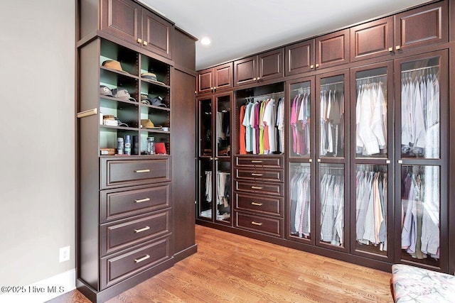2270 Midland Rd, Pinehurst, NC 28374 - walk in closet featuring light wood finished floors