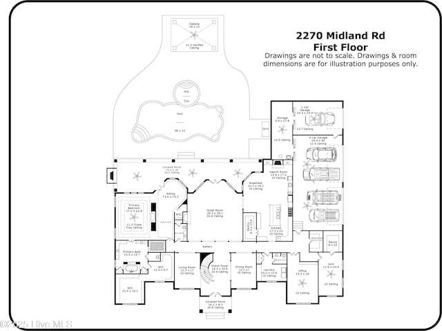 2270 Midland Rd, Pinehurst, NC 28374 - view of floor plan / room layout