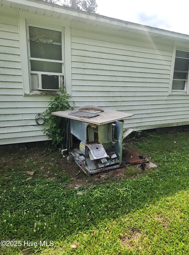 7757 Terra Ceia Rd, Pantego, NC 27860 - exterior view of cooling unit and central air condition unit