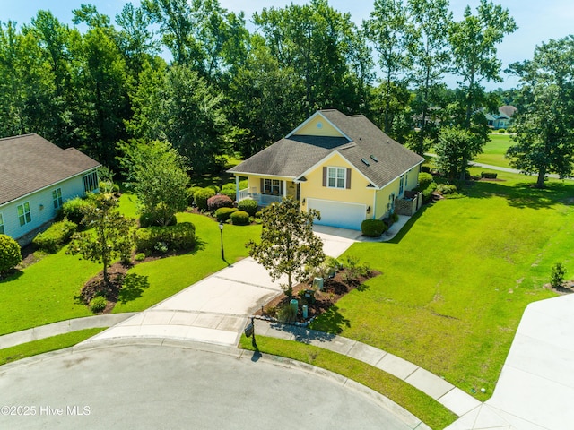 1209 Moultrie Dr NW, Calabash, NC 28467 - view of subject property featuring a tree filled landscape