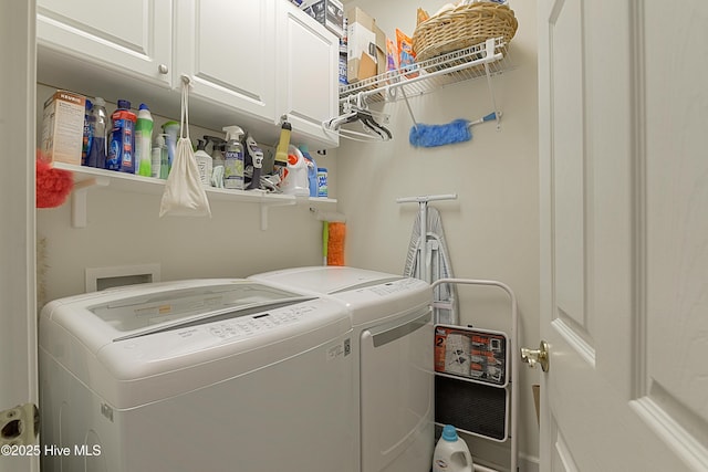 1209 Moultrie Dr NW, Calabash, NC 28467 - laundry room with separate washer and dryer and cabinet space