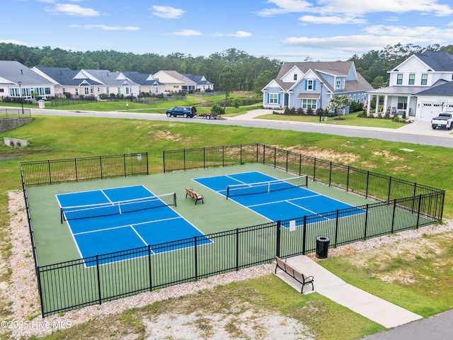 8116 Barstow Ln, Wilmington, NC 28411 - view of tennis court featuring a residential view