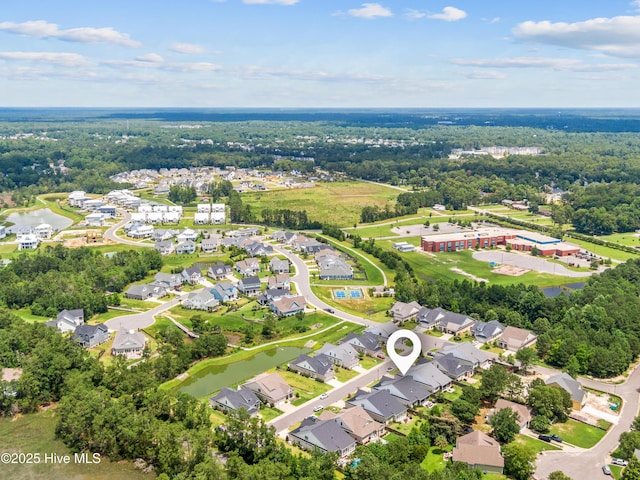 8116 Barstow Ln, Wilmington, NC 28411 - aerial view of residential area with a large body of water