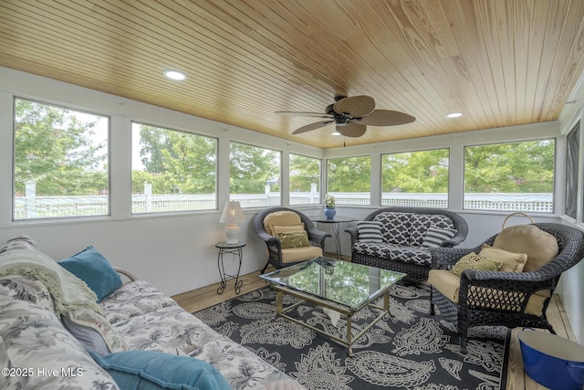405 Hancock St, New Bern, NC 28560 - sunroom / solarium with outdoor lounge area and ceiling fan