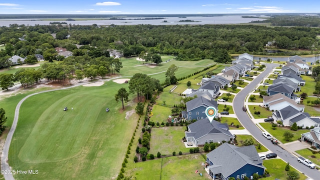 444 Island End Ct, Wilmington, NC 28412 - aerial view of residential area with a nearby body of water and a golf course