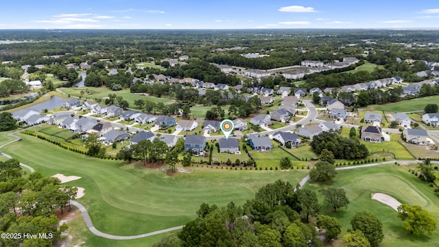 444 Island End Ct, Wilmington, NC 28412 - aerial overview of property's location with a golf club and nearby suburban area