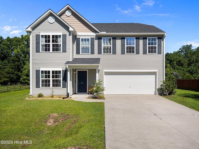 301 Stella Bridgeway Dr, Stella, NC 28582 - view of front of home featuring driveway and a garage