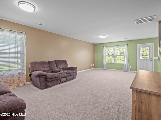 301 Stella Bridgeway Dr, Stella, NC 28582 - living room with carpet flooring and baseboards