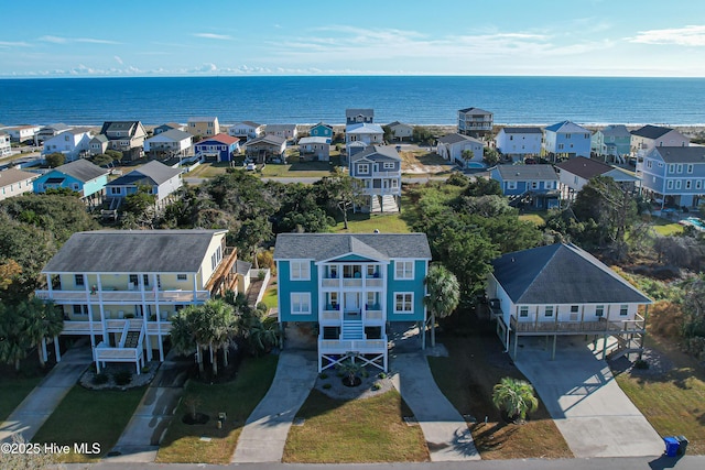 2911 E Pelican Dr, Oak Island, NC 28465 - aerial view of residential area featuring a large body of water