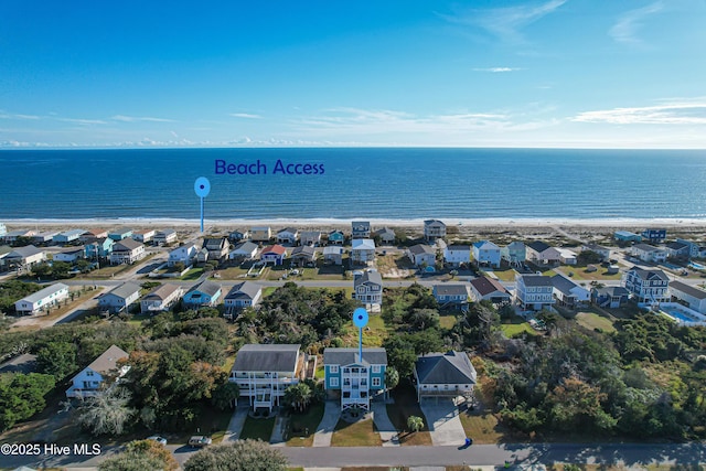 2911 E Pelican Dr, Oak Island, NC 28465 - aerial perspective of suburban area with extended coastline