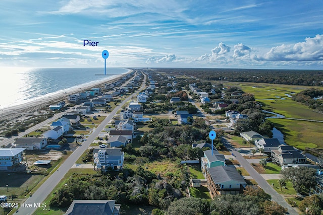 2911 E Pelican Dr, Oak Island, NC 28465 - bird's eye view of expansive coastline