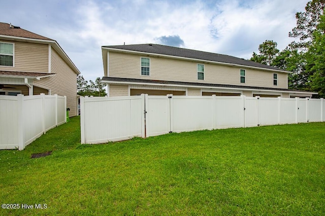 108 Meadow Way, Havelock, NC 28532 - rear view of house featuring a fenced backyard