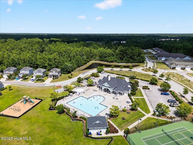 1009 Stonesthrow Ct, Leland, NC 28451 - aerial view of a forest