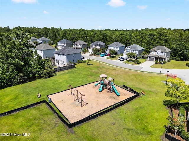 1009 Stonesthrow Ct, Leland, NC 28451 - aerial view of residential area with a park