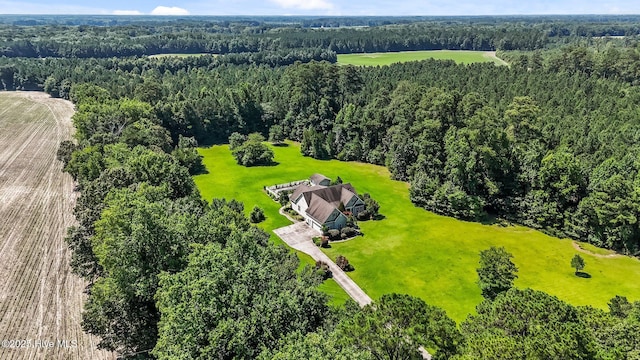1910 Big Mill Rd, Williamston, NC 27892 - aerial view of a heavily wooded area