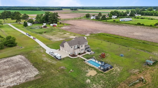 7145 Stokestown St Johns Rd, Ayden, NC 28513 - aerial view of sparsely populated area featuring a pool