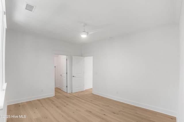 3404 Eagle Crest Dr SW, Supply, NC 28462 - unfurnished room with light wood finished floors and ceiling fan