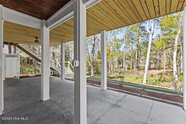 3404 Eagle Crest Dr SW, Supply, NC 28462 - view of patio with stairway