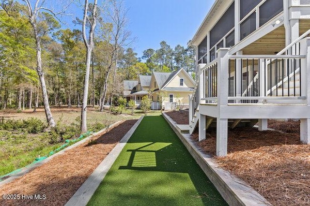 3404 Eagle Crest Dr SW, Supply, NC 28462 - view of community featuring a bocce ball area