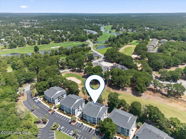 145 Royal Poste Rd # 3110, Sunset Beach, NC 28468 - aerial overview of property's location featuring a nearby body of water and a local golf course