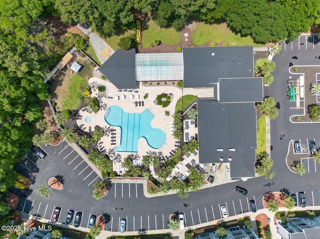 145 Royal Poste Rd # 3110, Sunset Beach, NC 28468 - aerial overview of property's location featuring a pool area