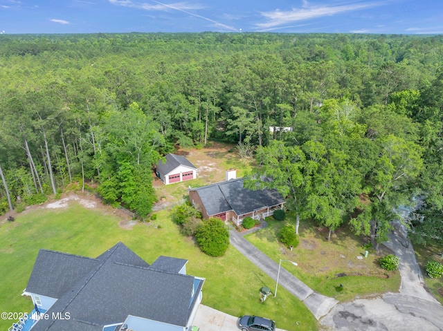 26 Combine Ln SE, Leland, NC 28451 - bird's eye view of a heavily wooded area