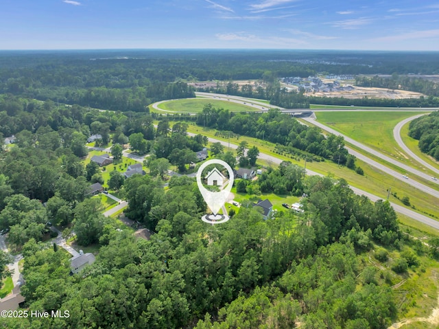 26 Combine Ln SE, Leland, NC 28451 - aerial view of a heavily wooded area