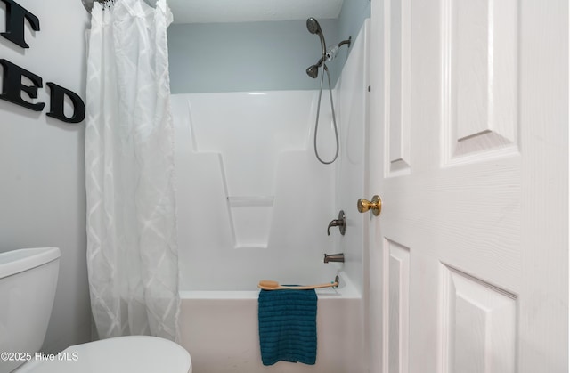 2418 Bradfield Ct, Wilmington, NC 28411 - bathroom with toilet and shower / tub combo