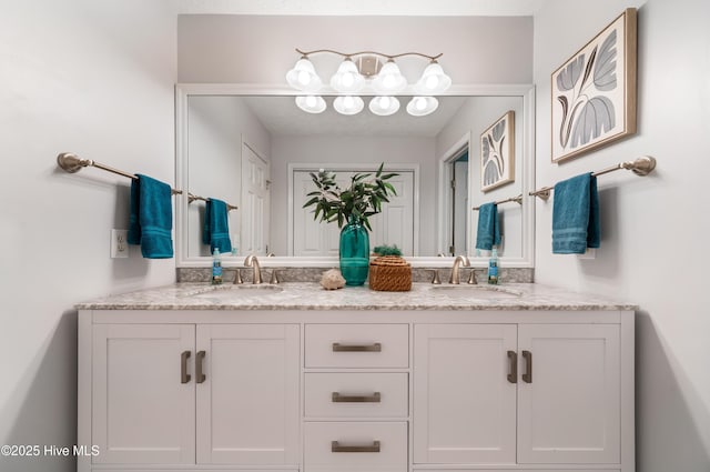 2418 Bradfield Ct, Wilmington, NC 28411 - bathroom featuring double vanity