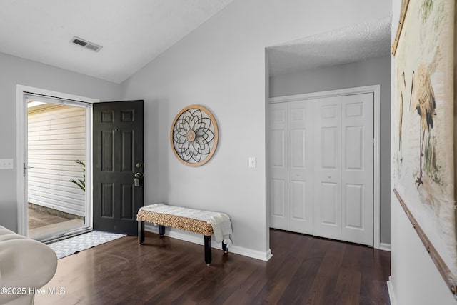 2418 Bradfield Ct, Wilmington, NC 28411 - foyer entrance featuring vaulted ceiling and wood finished floors
