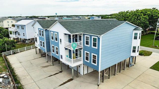 1701 Bowfin Ln Unit B, Carolina Beach, NC 28428 - exterior space with a balcony