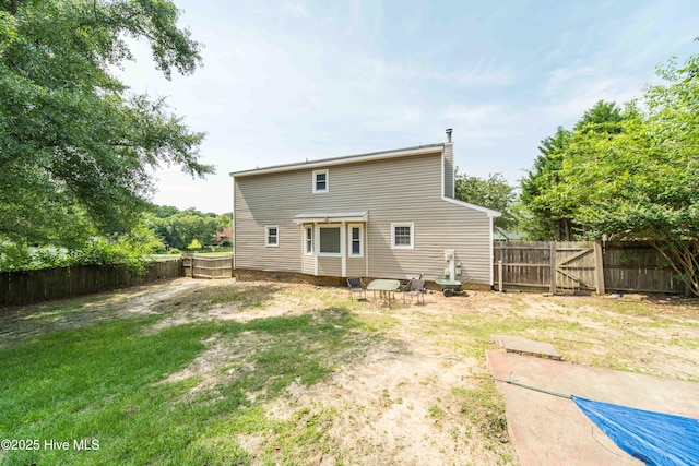 113 Lakehurst Dr, Dudley, NC 28333 - back of house featuring a fenced backyard
