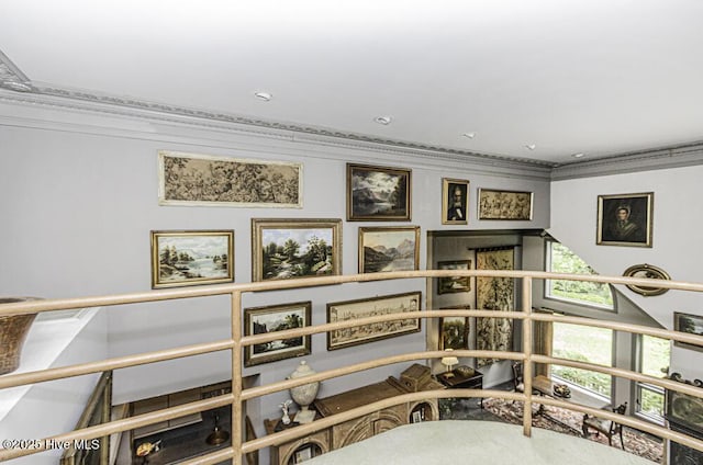 129 Steeplechase Rd, Rocky Mount, NC 27804 - wine area featuring ornamental molding