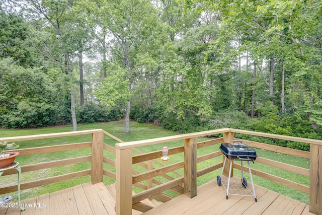 766 Swan Point Rd, Washington, NC 27889 - wooden terrace with a lawn