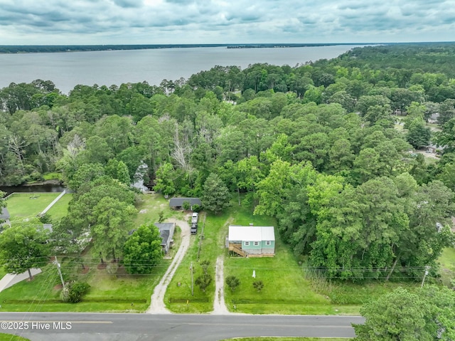 766 Swan Point Rd, Washington, NC 27889 - aerial view of a nearby body of water and a forest