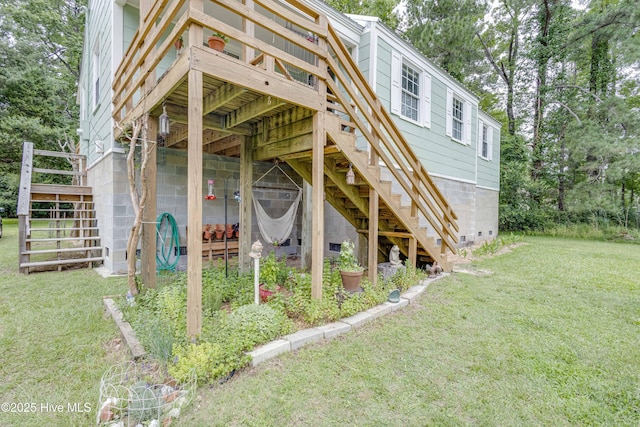 766 Swan Point Rd, Washington, NC 27889 - view of outdoor structure with stairs and view of scattered trees