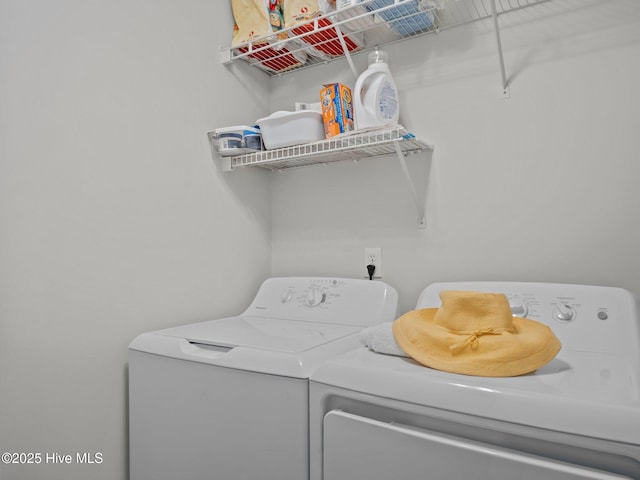 403 Emerald Landing Dr, Emerald Isle, NC 28594 - laundry area with separate washer and dryer
