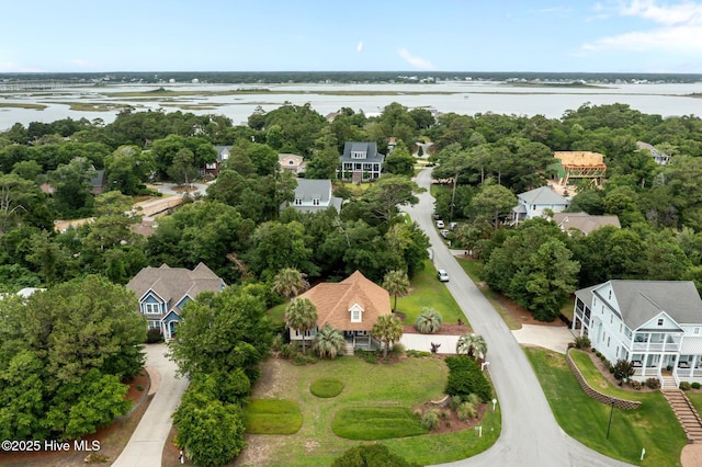 403 Emerald Landing Dr, Emerald Isle, NC 28594 - aerial view of a large body of water and a tree filled landscape