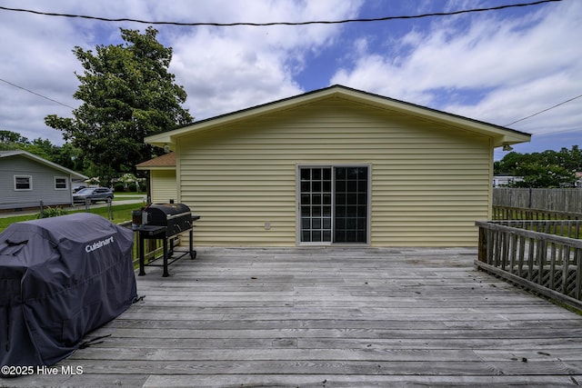 103 Elizabeth St, Havelock, NC 28532 - deck with area for grilling