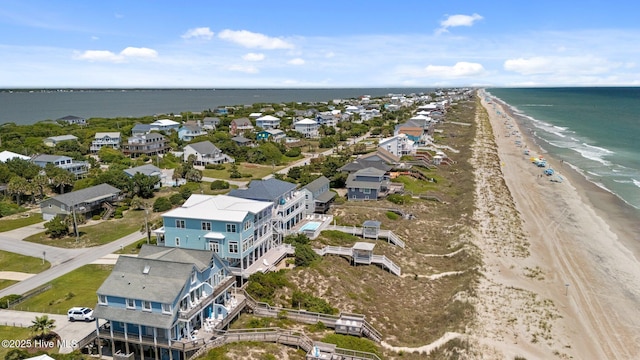 4101 Ocean Dr, Emerald Isle, NC 28594 - bird's eye view of unending shoreline